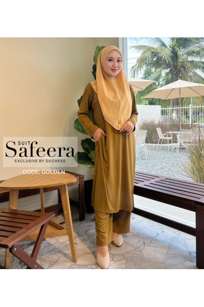 SAFEERA SUIT - GOLDEN